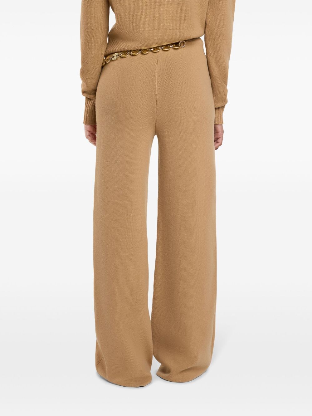 How to shop Rabanne belted knit trousers Women