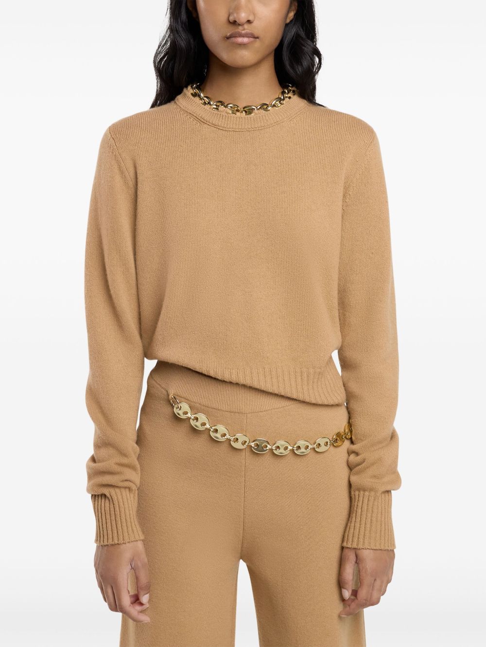 Rabanne embellished knitted jumper Women