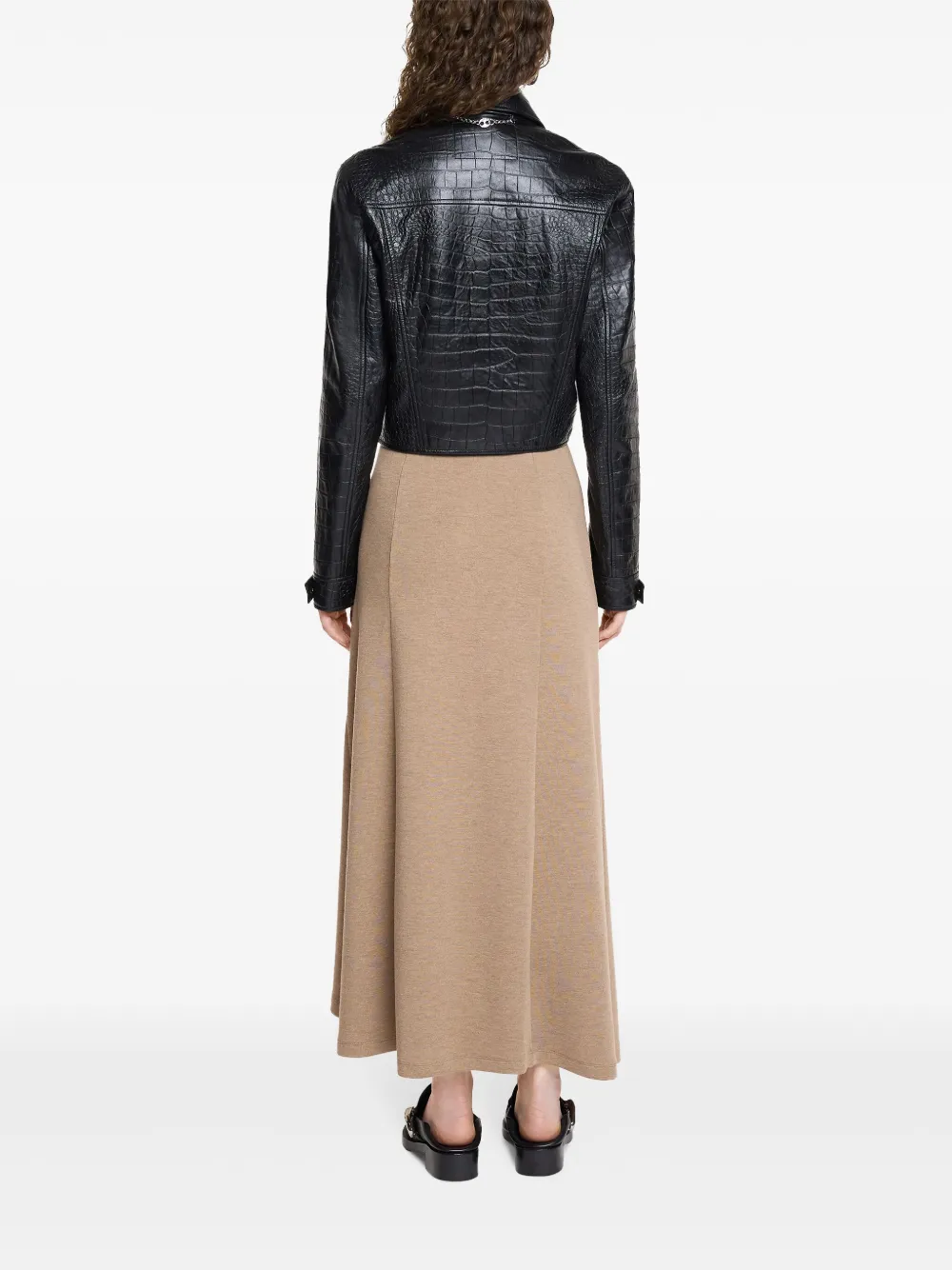 Rabanne Asymmetrische jurk Bruin