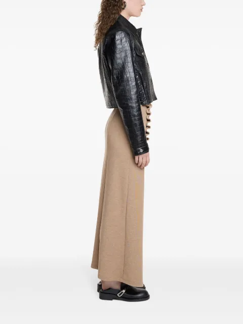 Rabanne asymmetric long-sleeve dress 24AJRO887LA0214 - 2