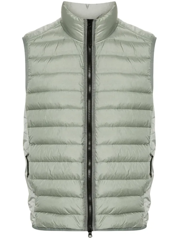 Stone island micro yarn down gilet store