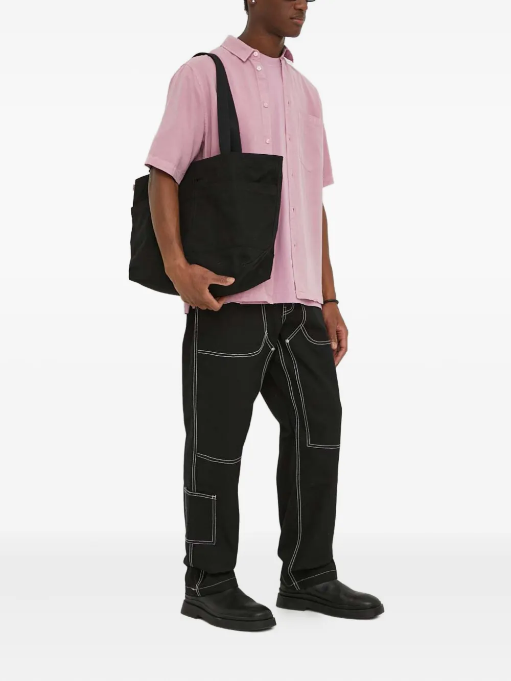 SAMSOE SAMSOE Overhemd met borstzak - Roze