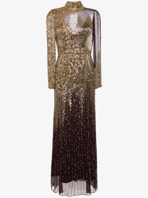Jenny Packham Starman sequin embellished gown