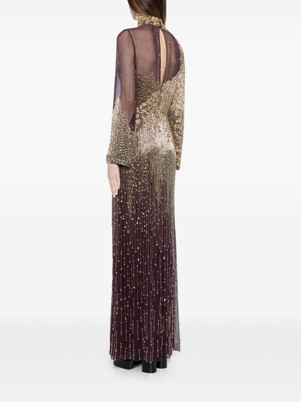 Jenny Packham Starman sequin embellished gown Women