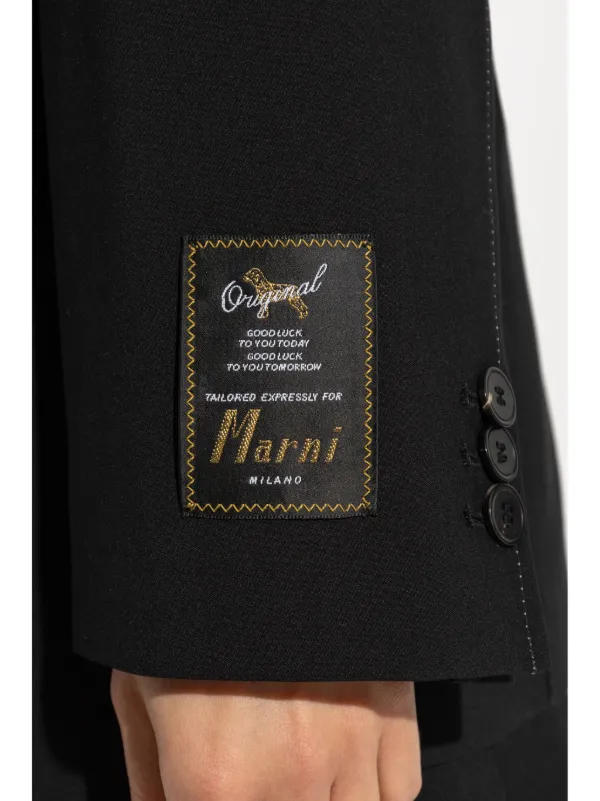 MARNI ブレザー Marni シングルジャケット | ブラック | FARFETCH JP
