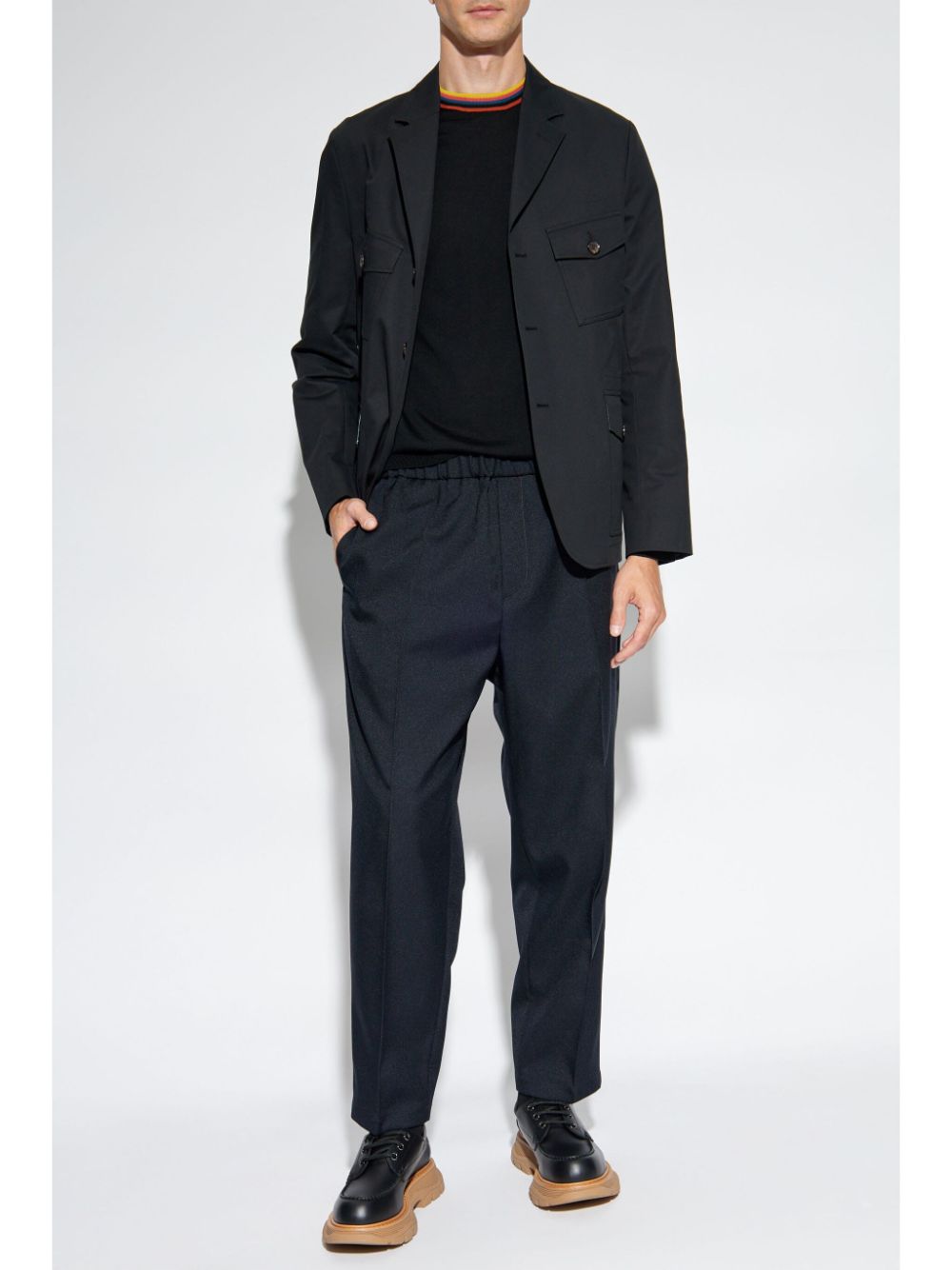 Paul Smith flap-pocket jacket - Zwart