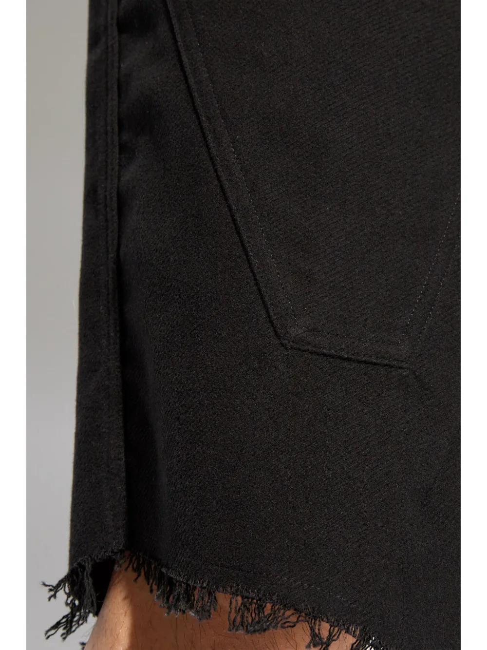 Rick Owens Slivered midi-rok Zwart