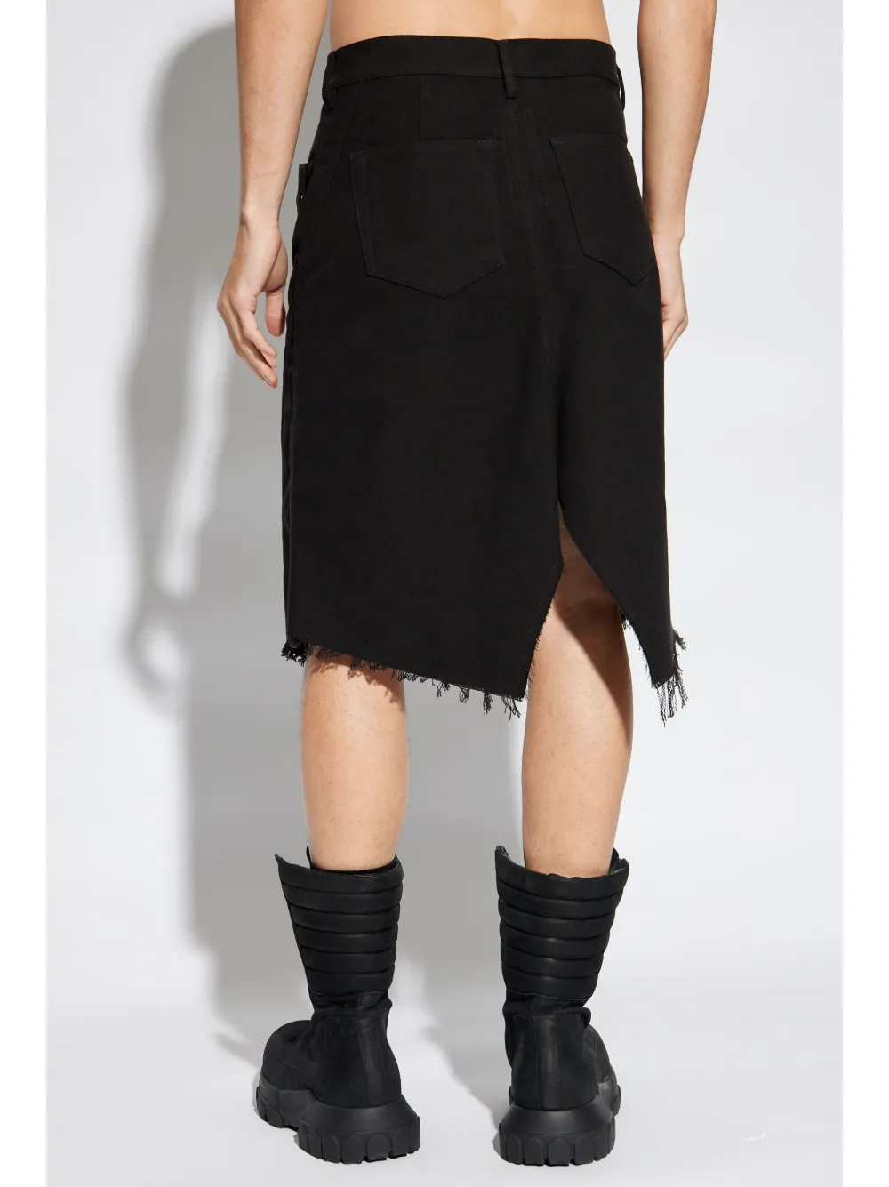 Rick Owens Slivered midi-rok Zwart