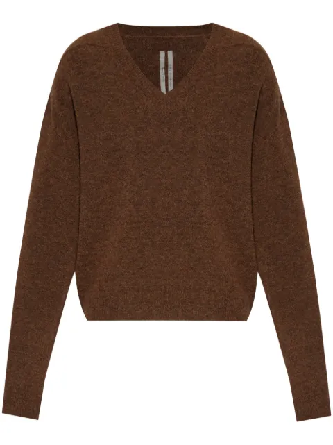 Rick Owens v-neck long sleeve jumper 