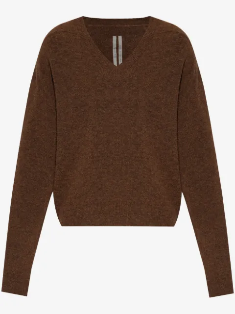 Rick Owens v-neck long sleeve jumper 