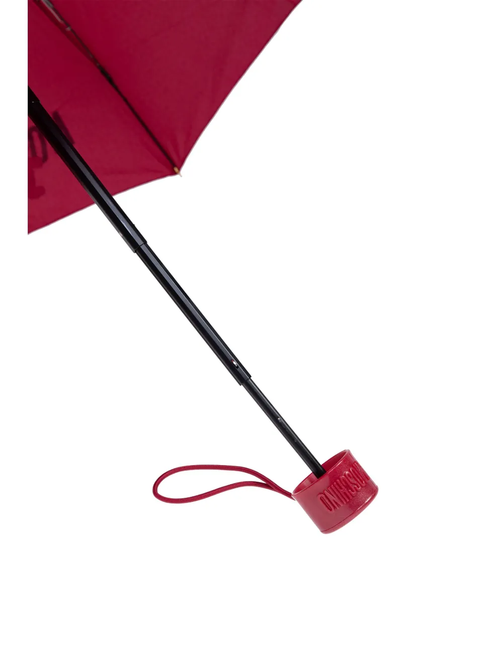 Moschino Compacte paraplu met Teddy-patroon Roze
