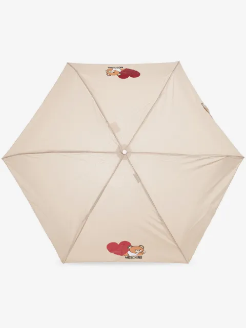 Moschino teddy bear-print compact umbrella
