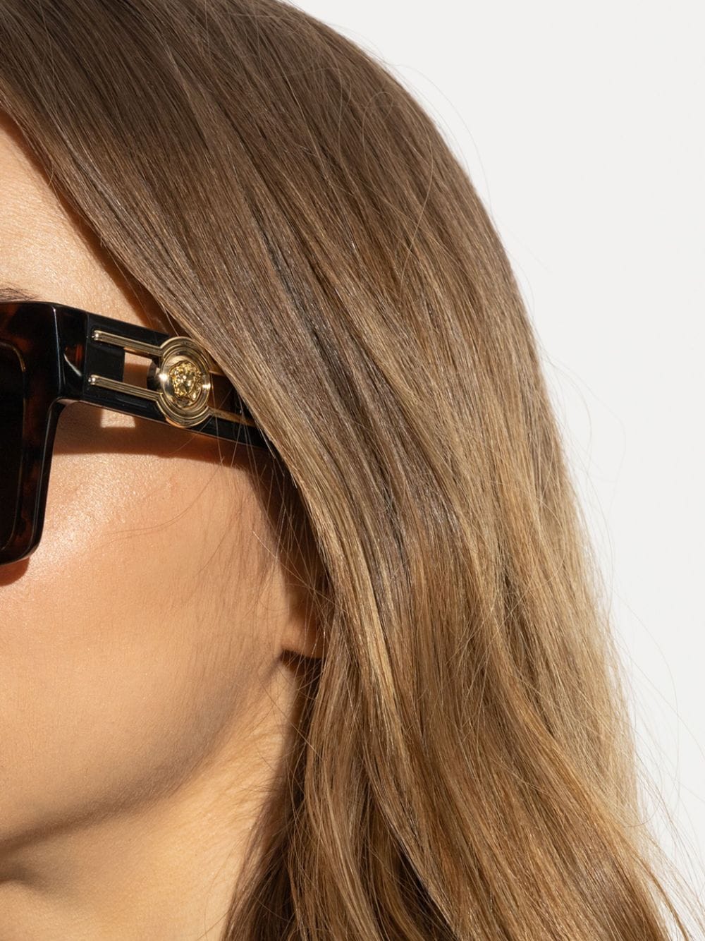 Versace Eyewear square-frame sunglasses - Bruin