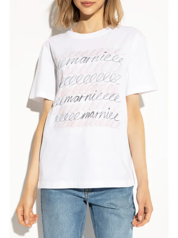 Marni ロゴ Tシャツ | ホワイト | FARFETCH JP