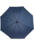 Moschino pinstripe crook handle umbrella - Blue