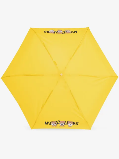 Moschino teddy bear-logo print compact umbrella