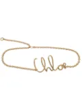 Chloé chain brass belt - Gold