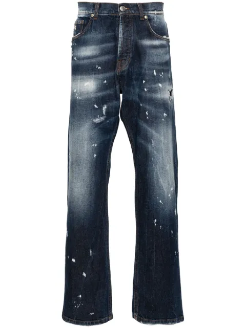 John Richmond straight-leg cotton jeans