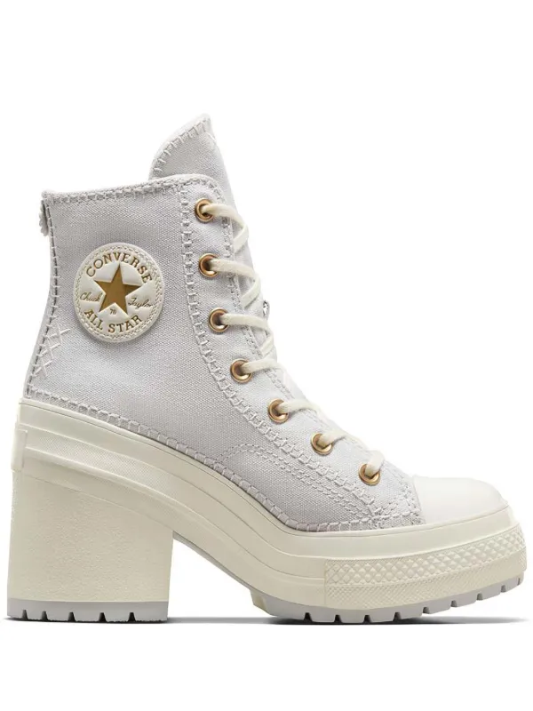 Grey converse boots women's best sale