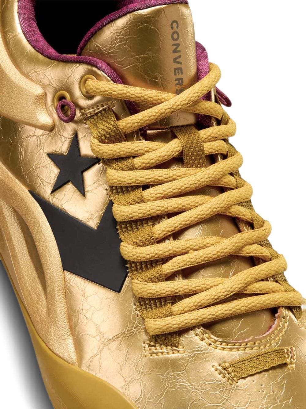 Shop Converse Xwilly Wonka All Star Bb Trilliant Cx Trainers In Gold