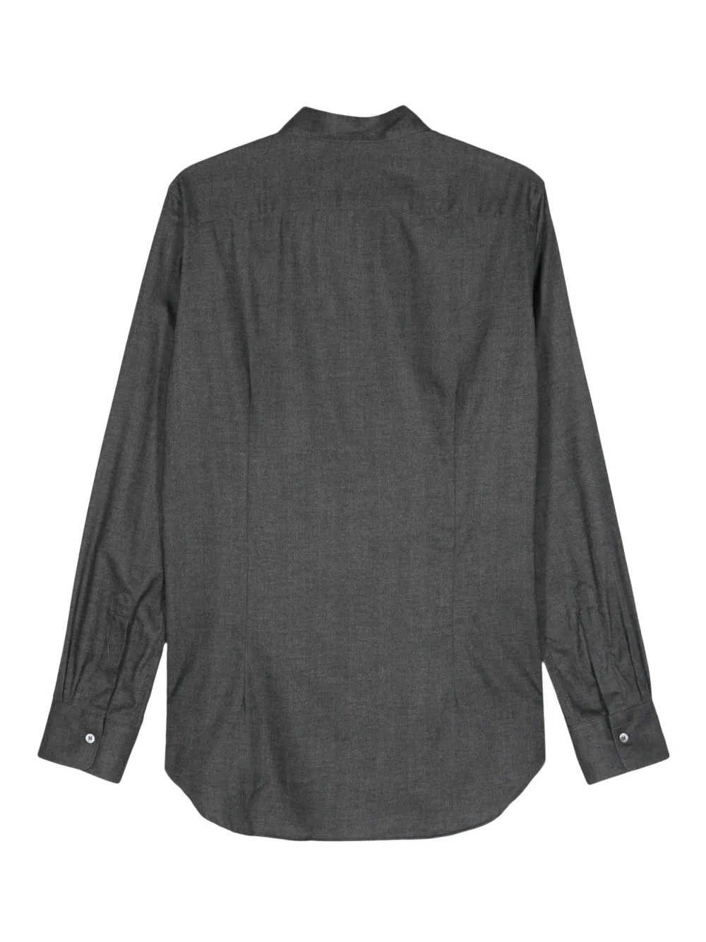 Canali herringbone-pattern shirt - Grijs