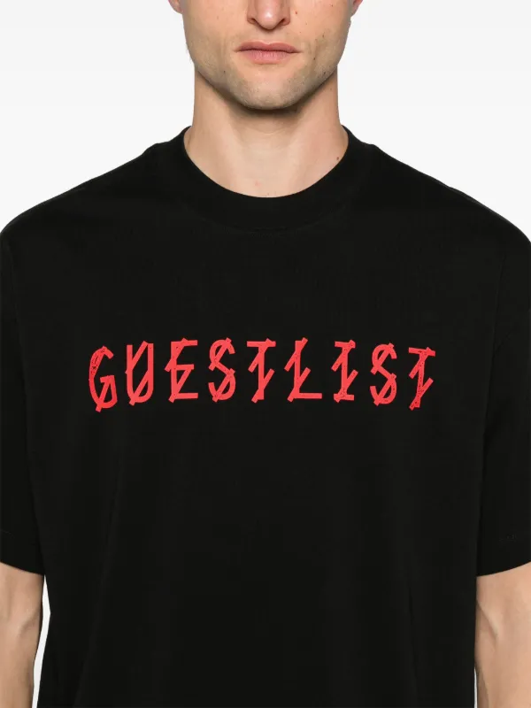 44 LABEL GROUP Lasered T-Shirt | Schwarz | FARFETCH DE