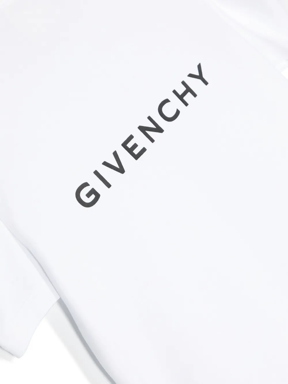 Givenchy Kids T-shirt met logoplakkaat Wit