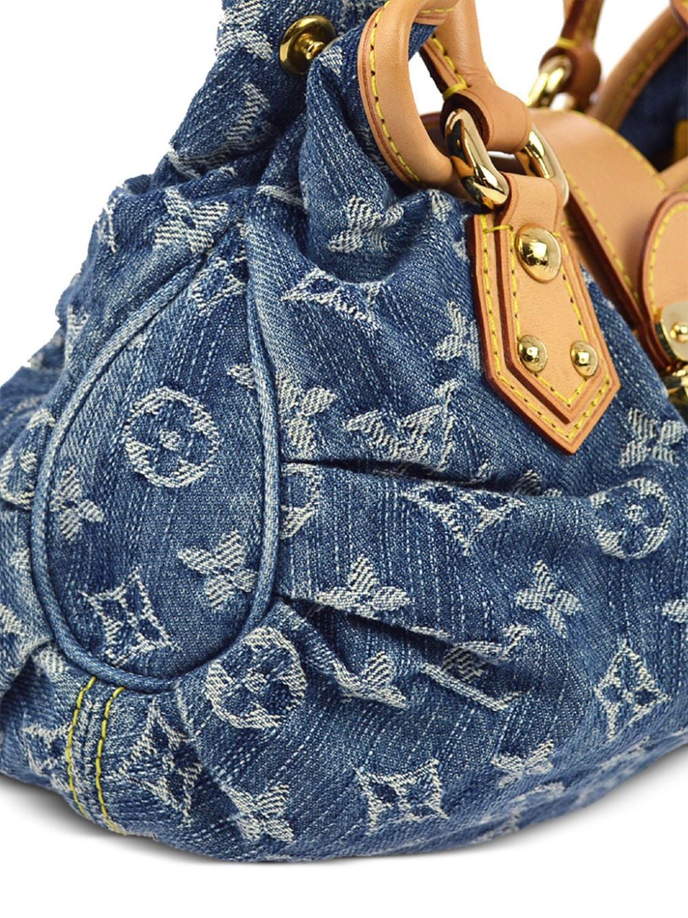 Pre-owned Louis Vuitton 2006 Mini Pleaty Handbag In Blue