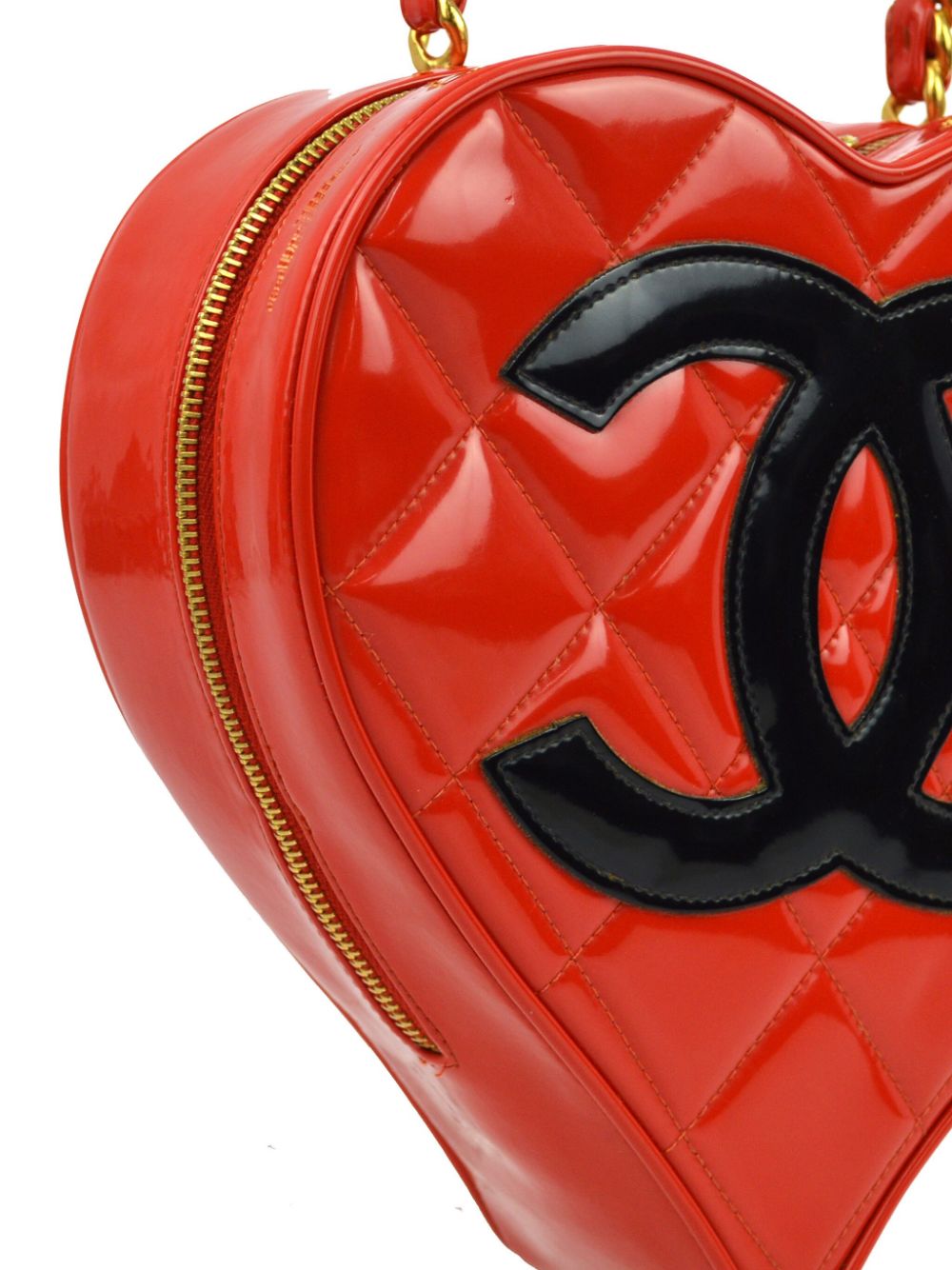 CHANEL 1995 heart Vanity handbag Women