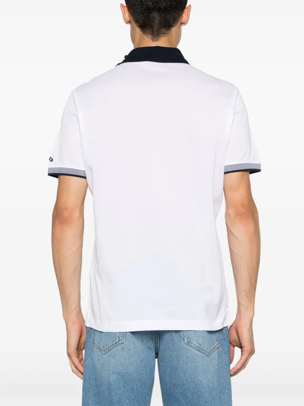 Paul & Shark Katoene piqué poloshirt Wit