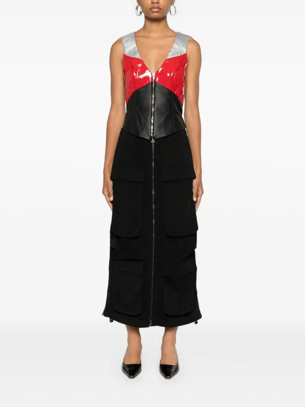 ksubi leather dress Womens Cutout Shirt Dress Midnight Dresses