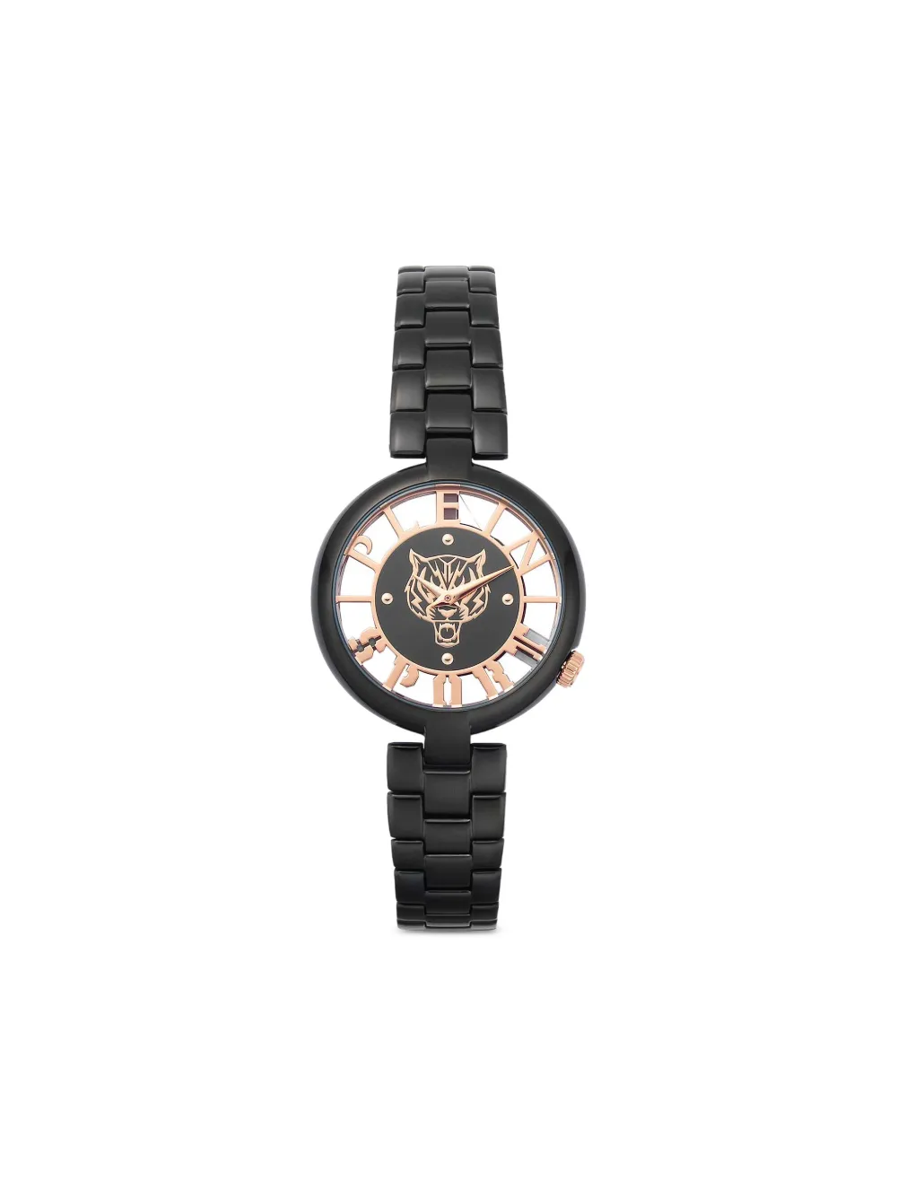 Plein Sport tiger-motif 7mm watch - Nero