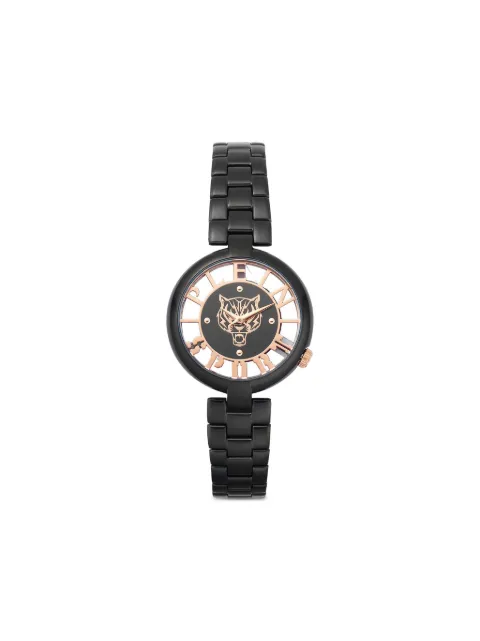 Plein Sport tiger-motif 7mm watch
