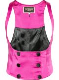 MITILIANE COUTURE double-breasted underbust vest - Pink