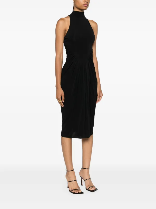 ワンピース Alaia Alaia Draped Maxi Dress Alaïa Gathered Draped Maxi Dress | Black | FARFETCH
