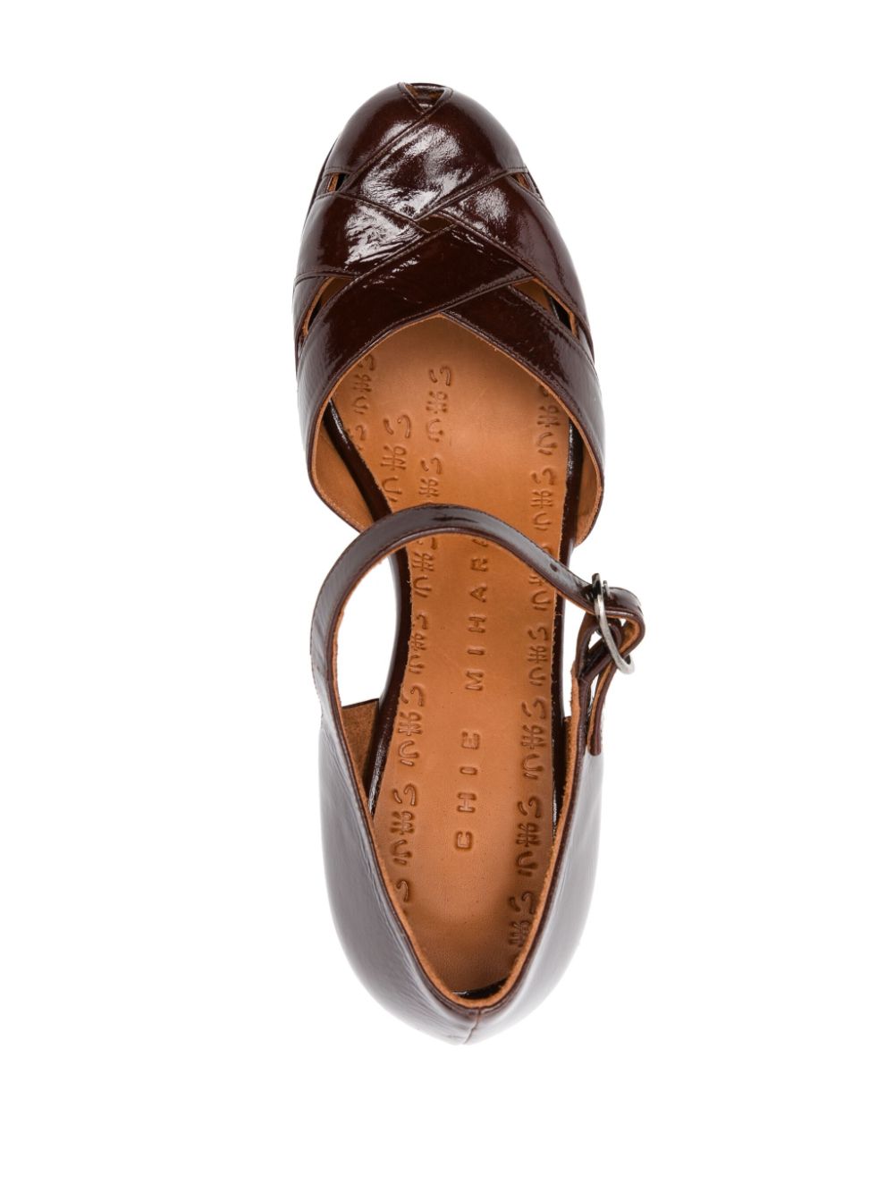 Chie Mihara Demin 70 mm pumps Bruin