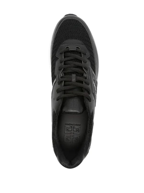 【GIVENCHY】NFNTY-52 スニーカー ブラック Givenchy NFNTY-52 Runners in Synthetic Leather and Mesh