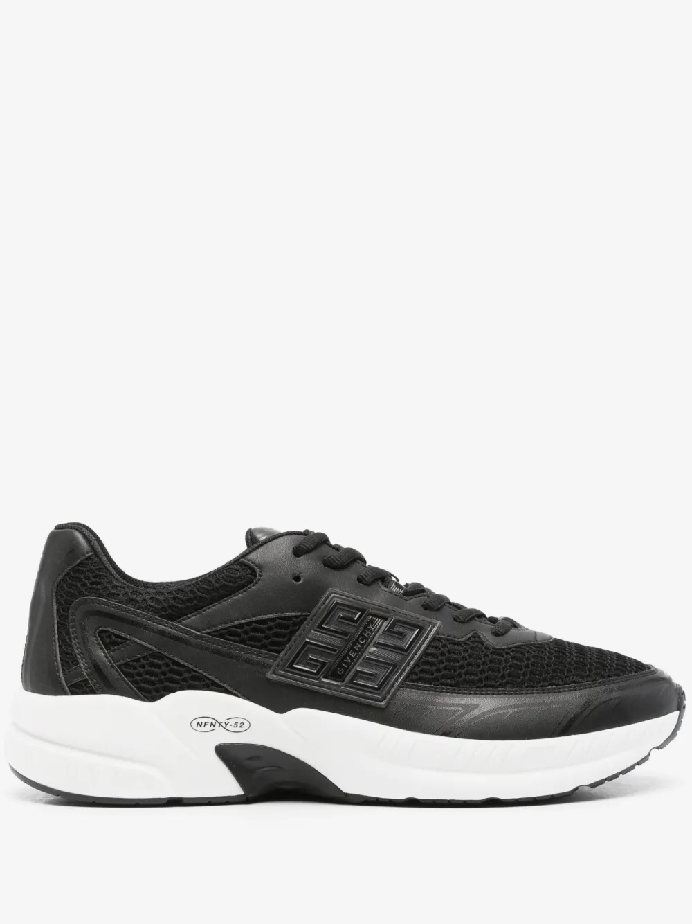 Givenchy NFNTY-52 皮质运动鞋 | 黑色 | Image 1