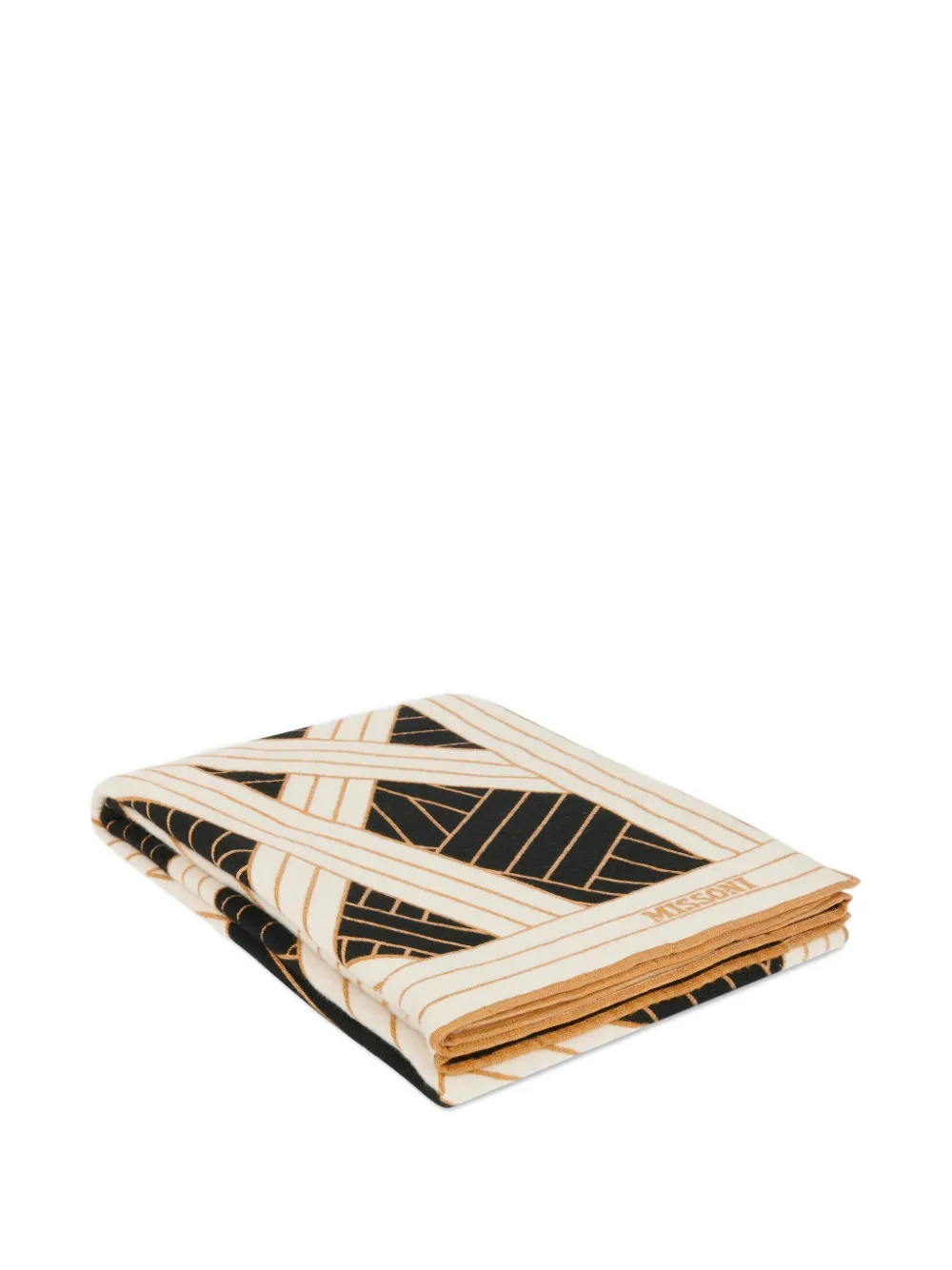 Missoni Geometric-pattern Throw In Black