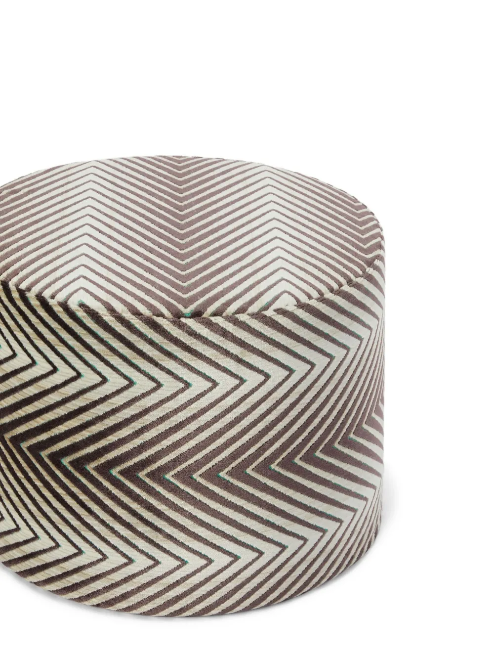 Missoni Home chevron-pattern velvet footstool (40cm x 30cm) | Chairs & Stools | Image 2