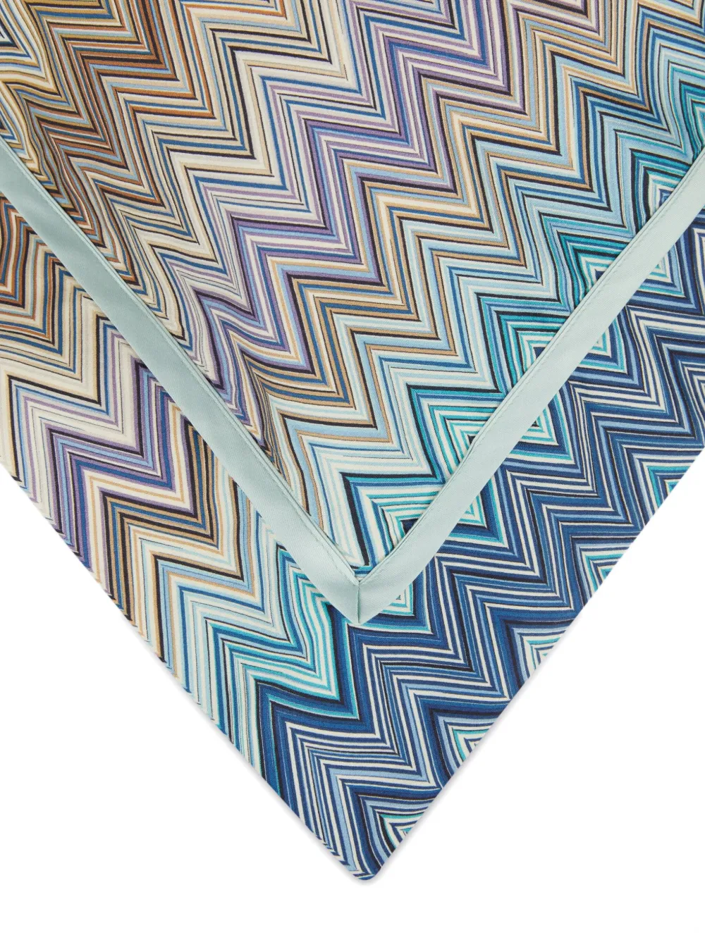 Missoni Zig-zag Patterned Bedsheet Set In Multi