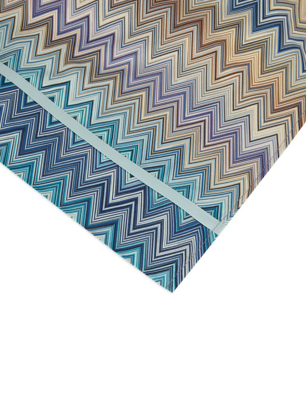 Missoni Zig-zag Patterned Bedsheet Set In Multi