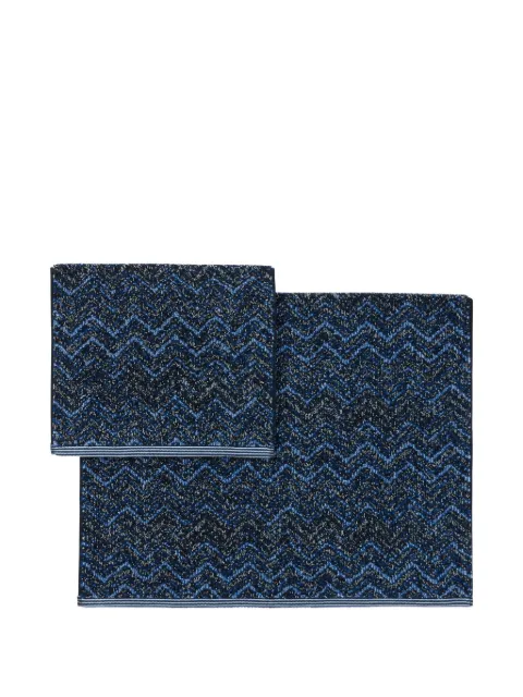 Missoni Home zigzag-pattern bath towel (set of two)