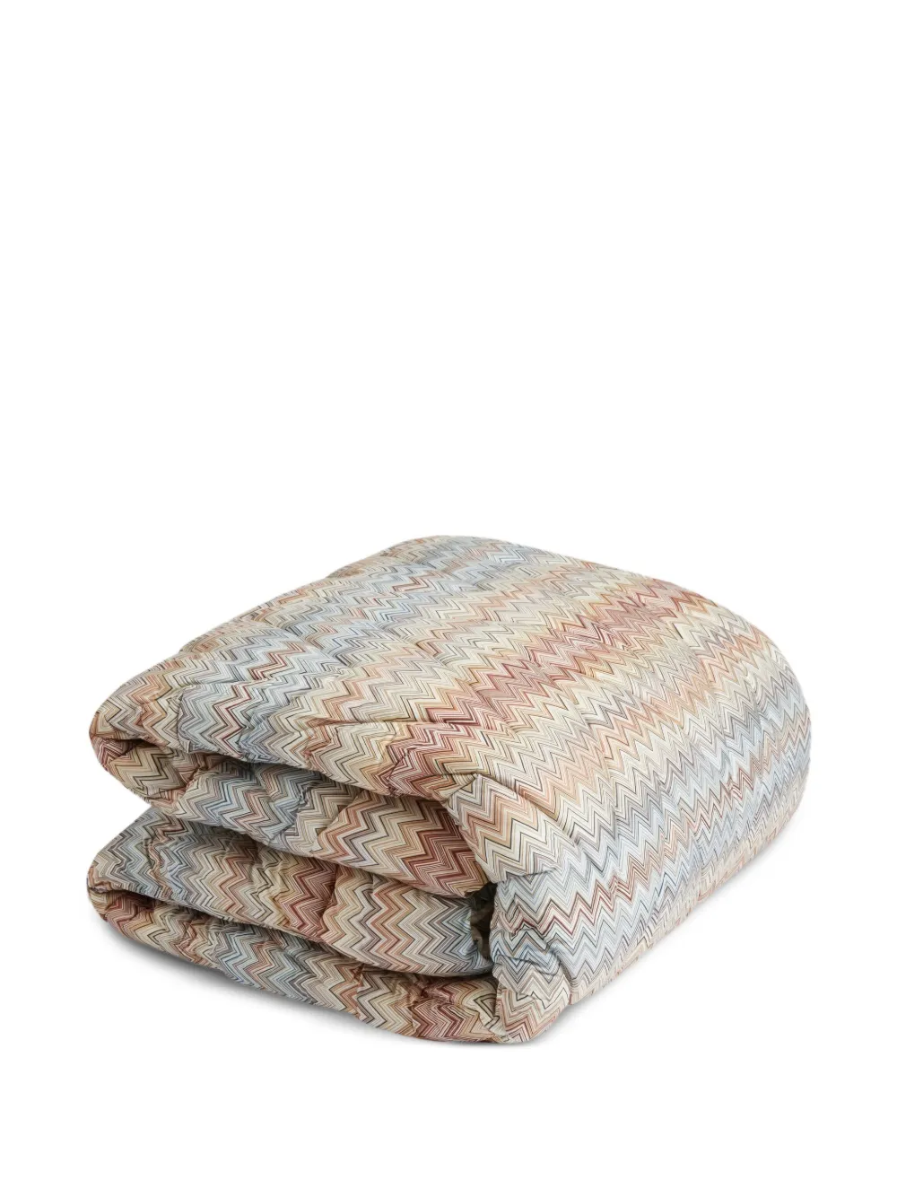 Missoni Home Gesteppte Decke mit Zickzackmuster | Braun | Image 1