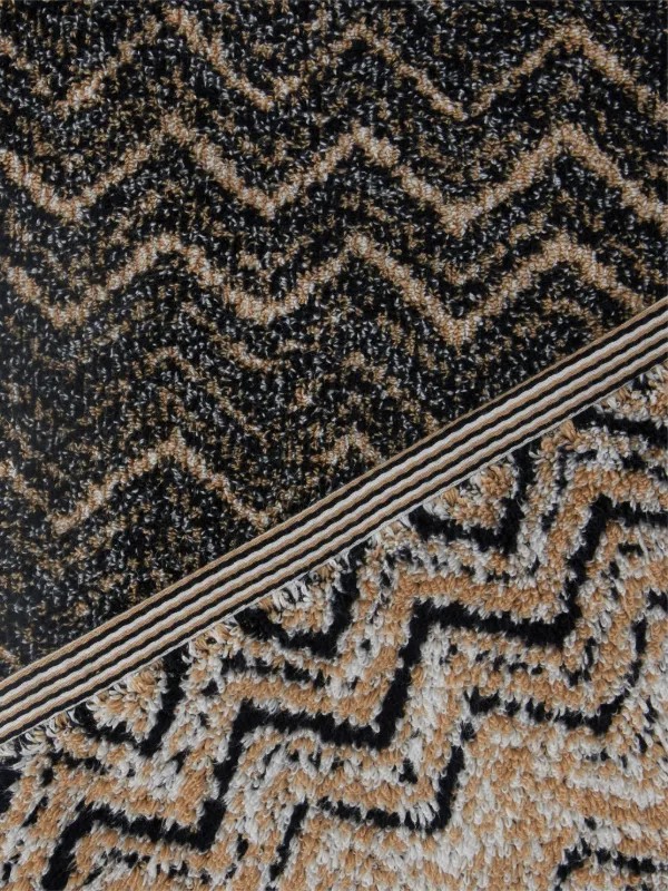 Missoni Home 2-piece Bath Towel Set In Cotton Terry | Brown | FARFETCH