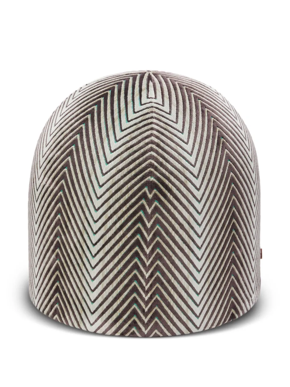 Missoni Chevron-pattern Velvet Cushion (50cm X 50cm) In Pattern