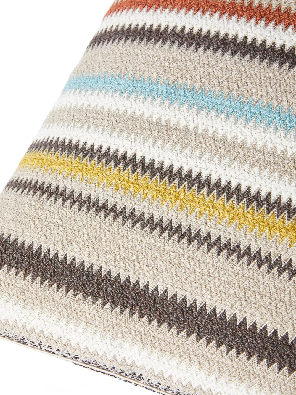 Missoni Striped Zig-zag Cushion In Multi