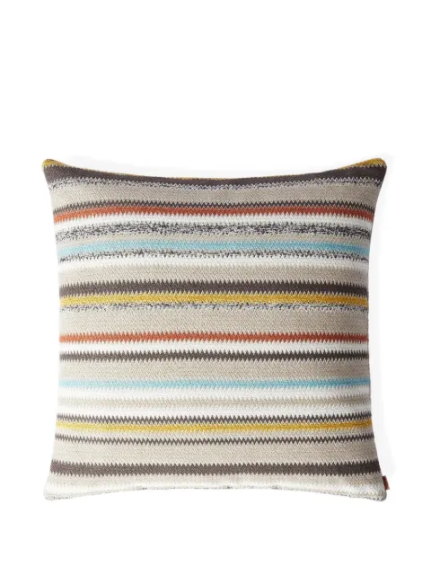 Missoni Home striped zig-zag cushion
