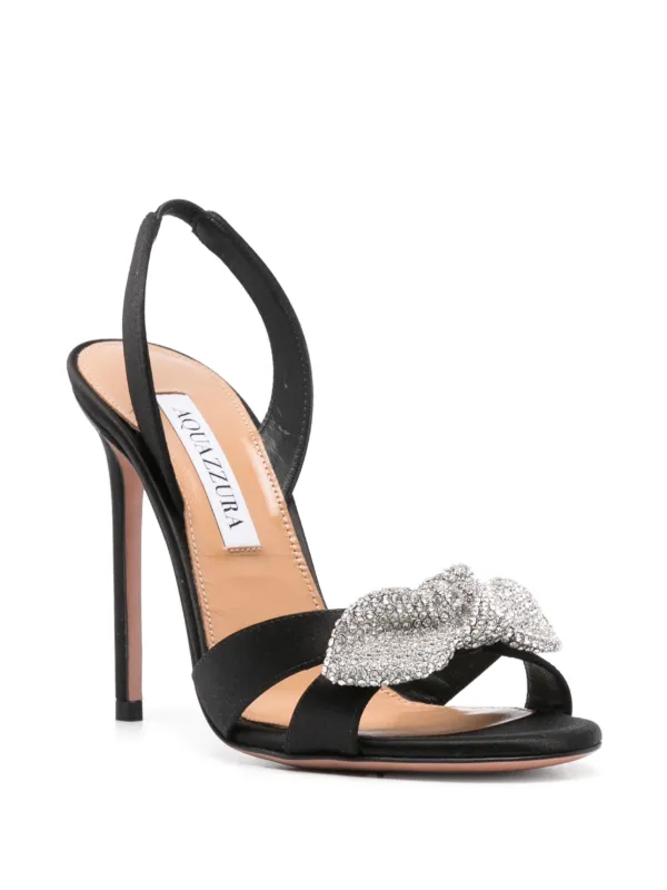 ララ9.12 Love Affair Mesh Pump 105 BLACK Aquazzura@ Official