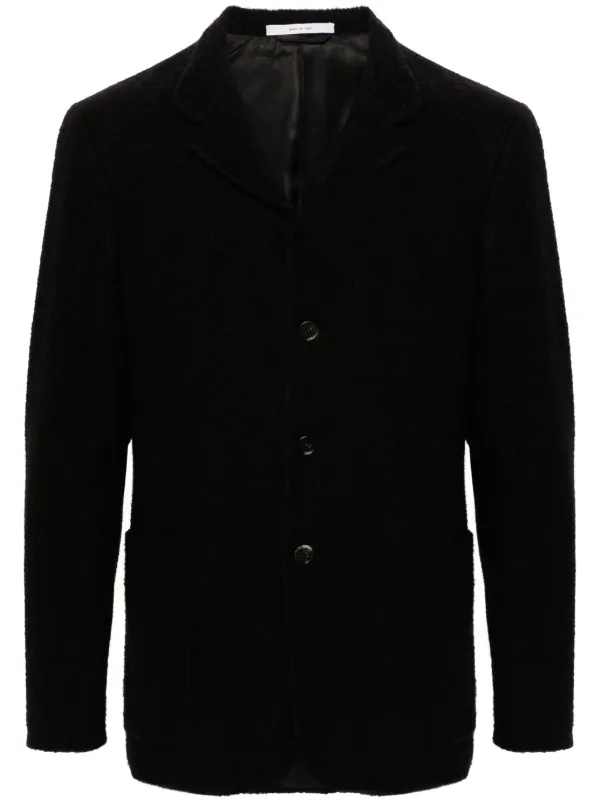 Gabriela Hearst Obi Brushed Single-breasted Blazer in Black